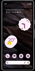 Image of the front of the Google Pixel 7a Mobile Phone.