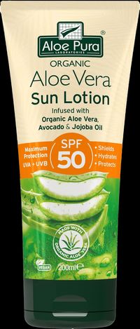 Organic Aloe Vera Sunscreen SPF50