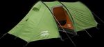 Vango Scafell 300+ tent pitched on grass with large porch area.
