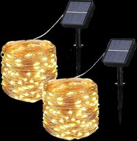 Solar Powered Fairy Lights Outdoor LED